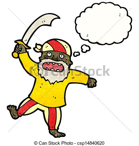 449x470 Cartoon Pirate Vector Illustration