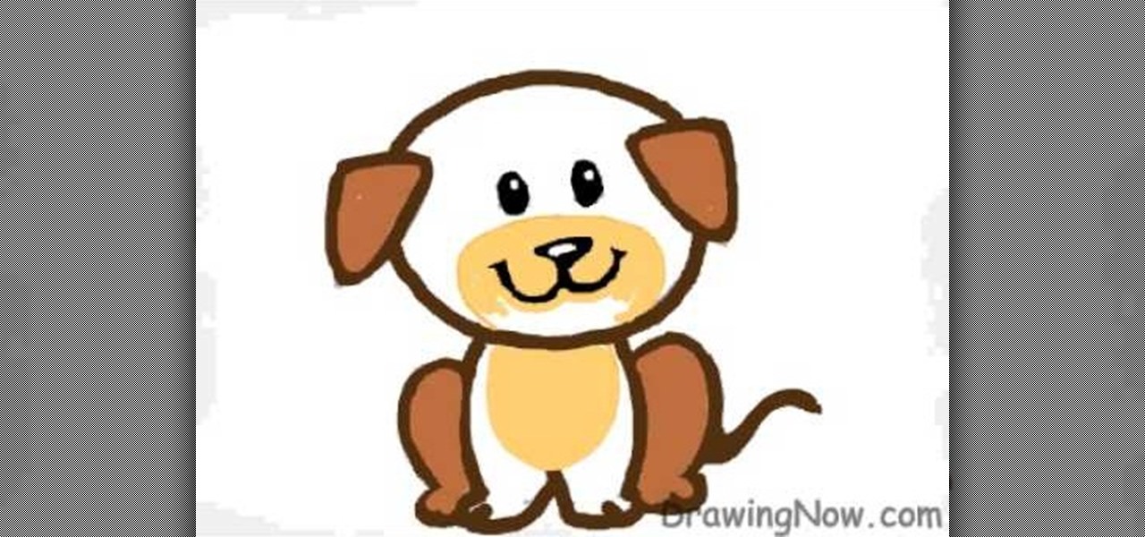 1280x600 How To Draw A Cartoon Puppy Drawing Illustration Wonderhowto