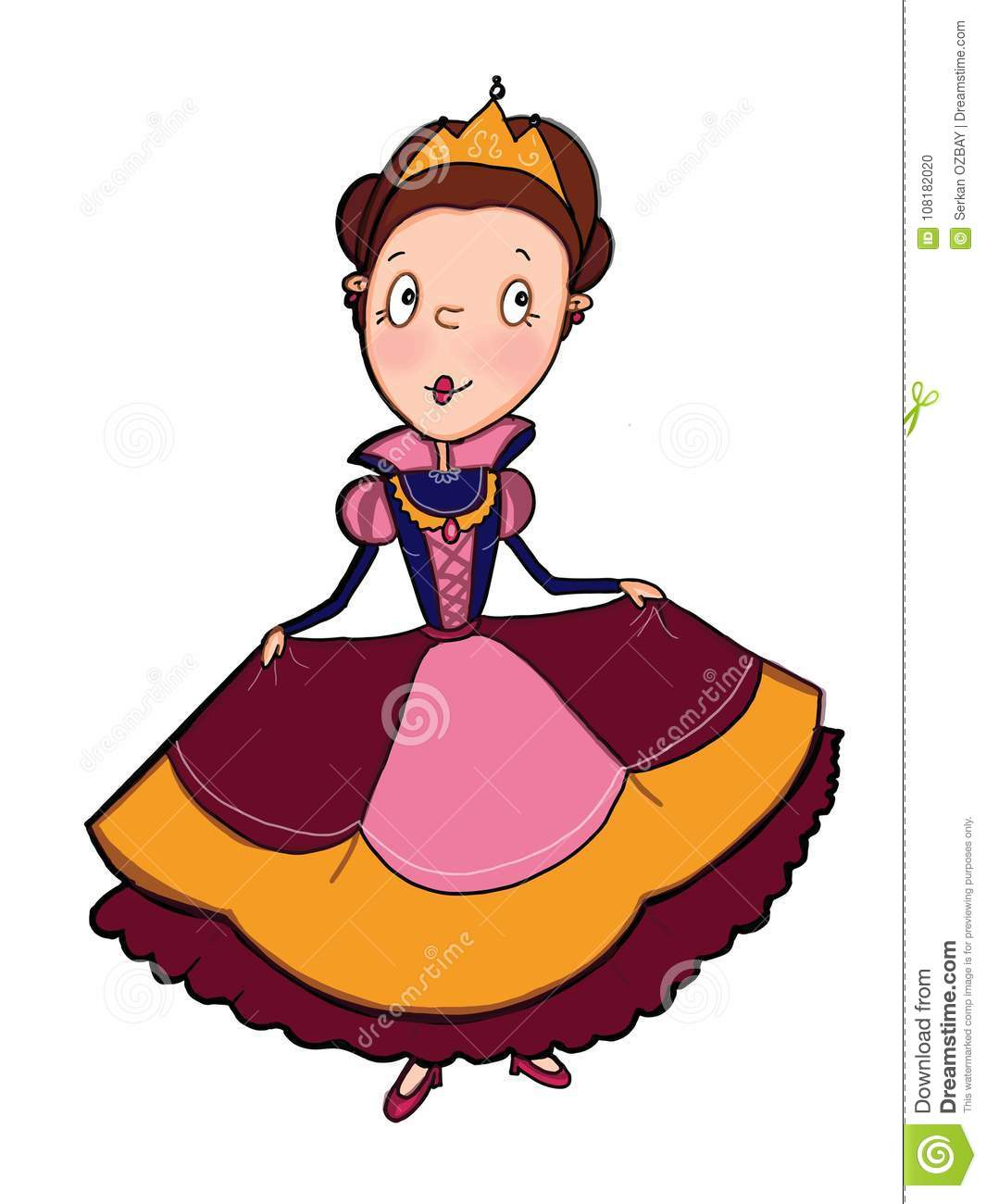 1065x1300 Queen Cartoon Drawing And Queen Princess Castle Illustration