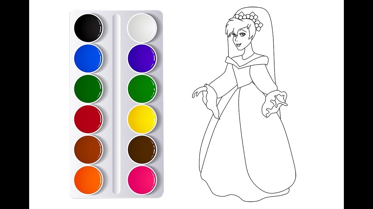 1280x720 Queen Cartoon Drawing For Kid Kid Drawing Class