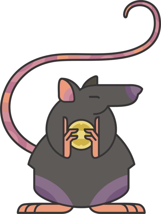 566x749 rat mouse cartoon rodent drawing cc0