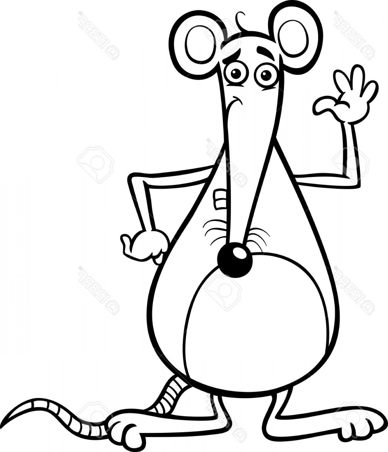 1339x1560 cute coloring cartoon rat drawing pictures a geekchicpro