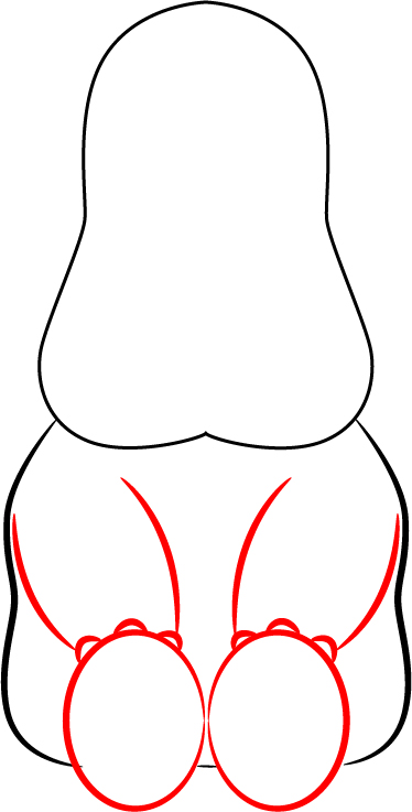 374x737 How To Draw A Cartoon Rhino