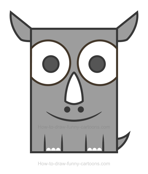 509x596 Rhino Clipart
