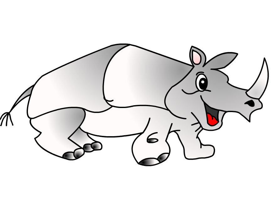 890x658 Rhinos Drawing Realistic Transparent Png Clipart Free Download