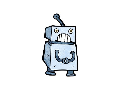 473x355 Cartoon Robot Prints