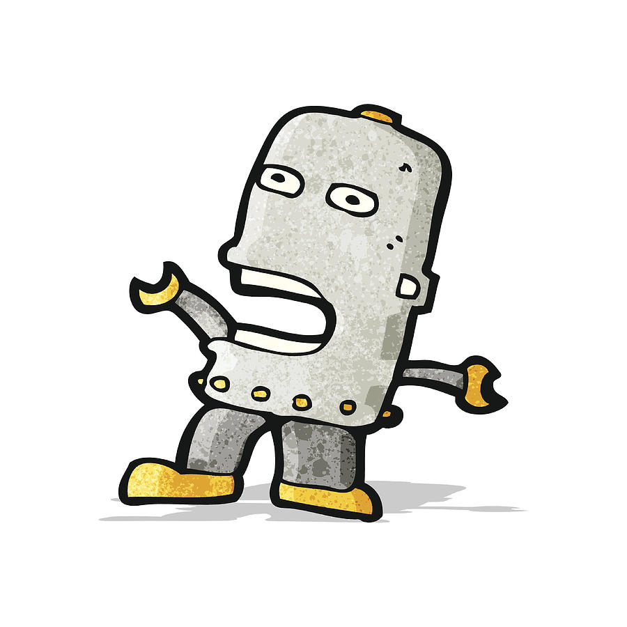 900x900 Cartoon Robot