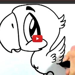 250x250 Collection Of 'parrot Cartoon Drawing' Download More Than