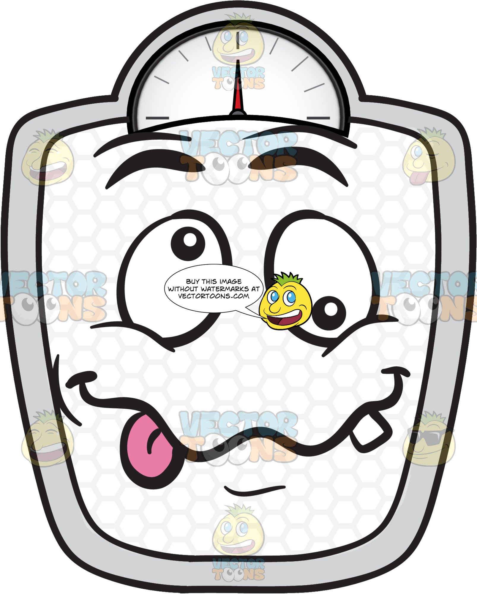 1606x2000 Looney Looking Weighing Scale Emoji Clipart Cartoons