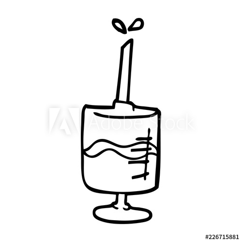 500x500 Line Drawing Cartoon Injection