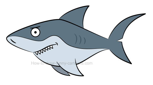 600x334 How To Draw A Shark Picture