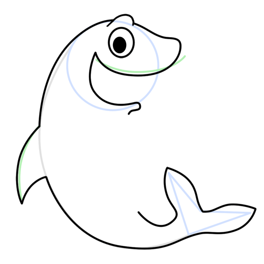 540x540 Cartoon Sharks Step