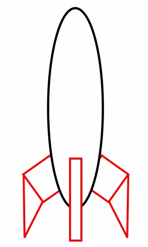 300x500 Drawing A Cartoon Rocket