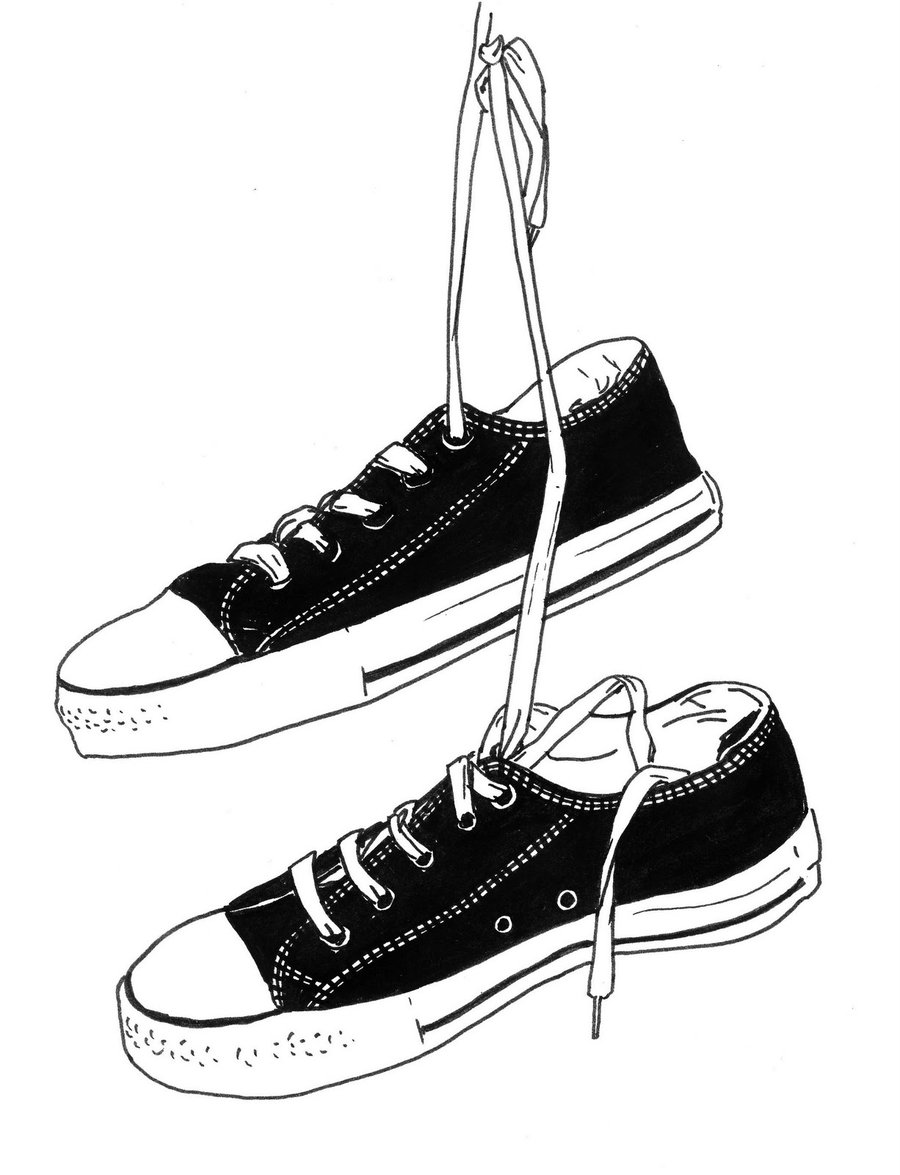 Cartoon Shoes Drawing