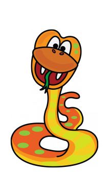 Cartoon Snake Drawing