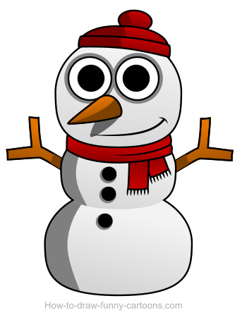 343x464 Snowman Drawing