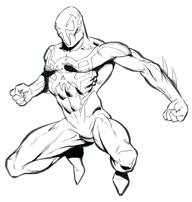 800x843 Spider Man Drawings