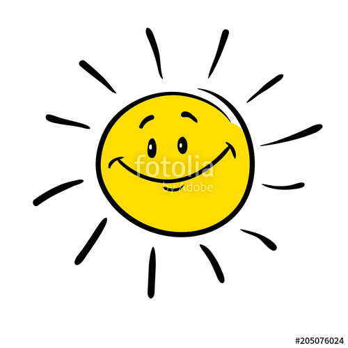 500x500 The Sun Cartoon Image Of The Sun Stylized As A Child's Drawing