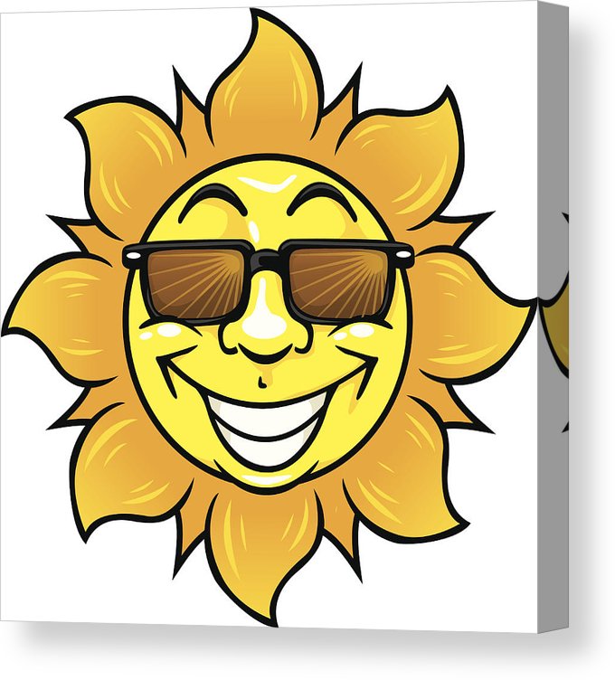 680x752 cartoon sun canvas print canvas art
