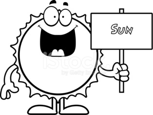 314x235 Cartoon Sun Sign Stock Photos