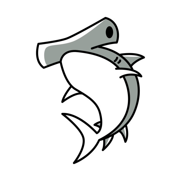 630x630 Hammerhead Shark Cartoon Emoticon