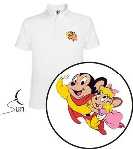 269x300 polo shirt t shirt super raton cartoon drawing vintage retro mouse