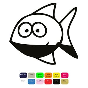 300x300 Cartoon Fish Iron On T Shirt Clothes Heat Transfer Vinyl Sticker