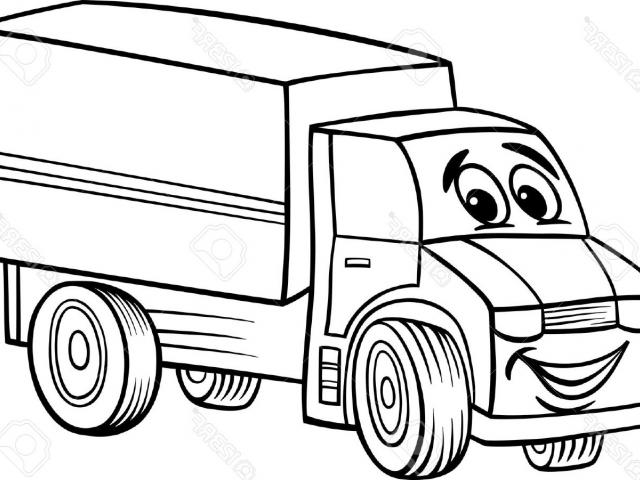 640x480 Cartoon Truck Drawings