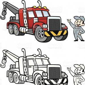 300x300 best free cartoon tow truck vector drawing lazttweet