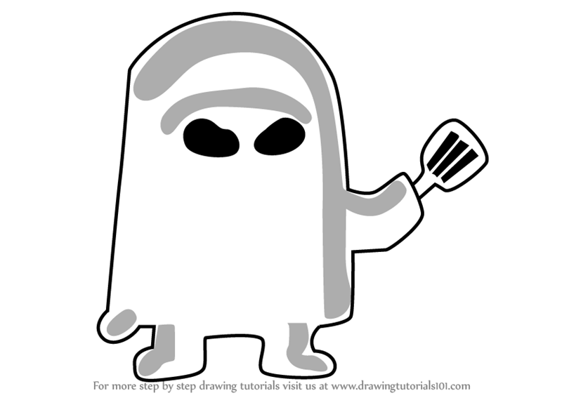 800x567 Learn How To Draw Hash Slinging Slasher From Spongebob Squarepants