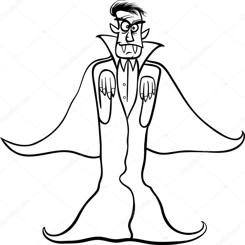 1023x1023 Cartoon Vampire Drawing At Getdrawings Free For Personal Use