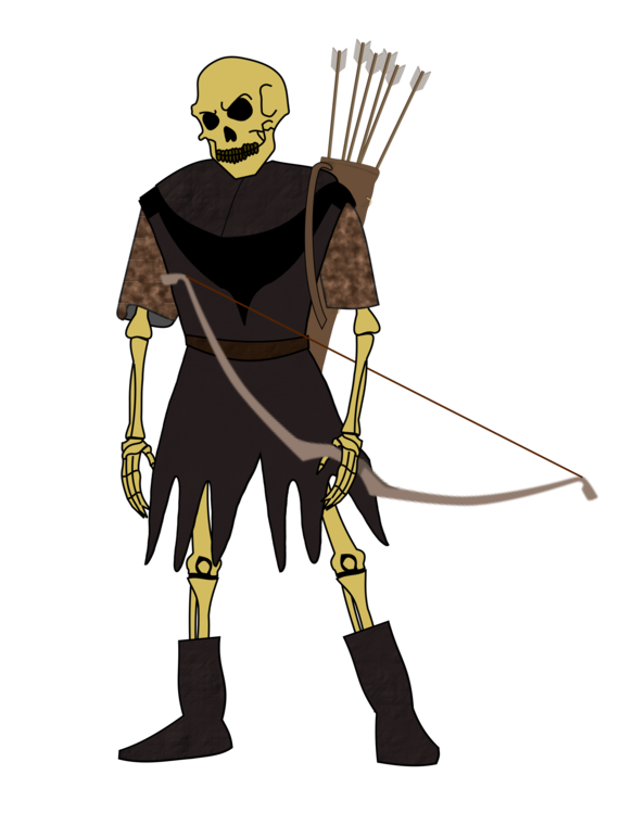 583x749 undead cartoon zombie drawing lich cc0