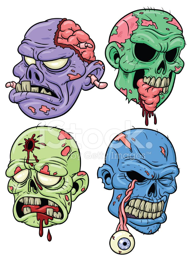 753x1024 Cartoon Zombies Stock Photos
