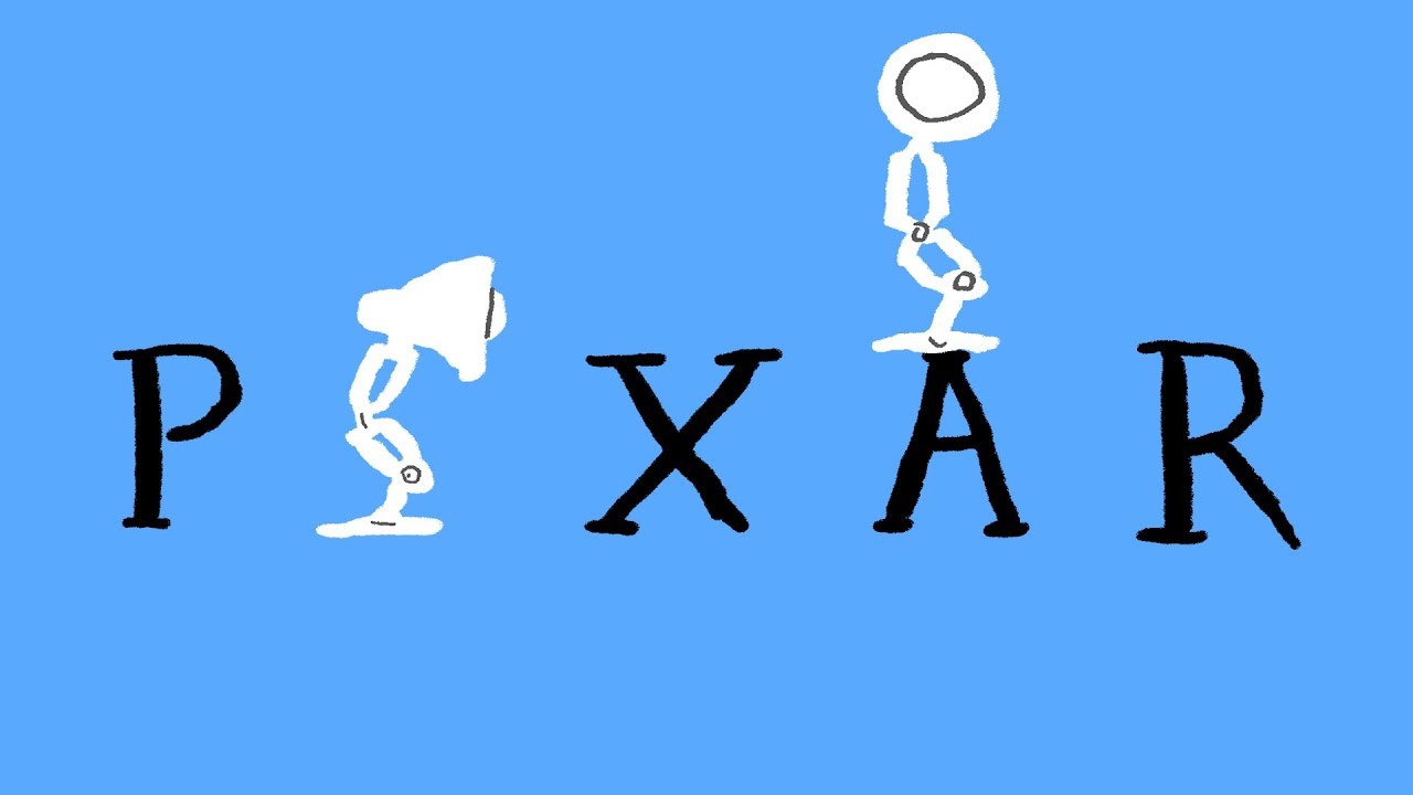 1280x720 luxo jr disney pixar bumper logo id ident drawing