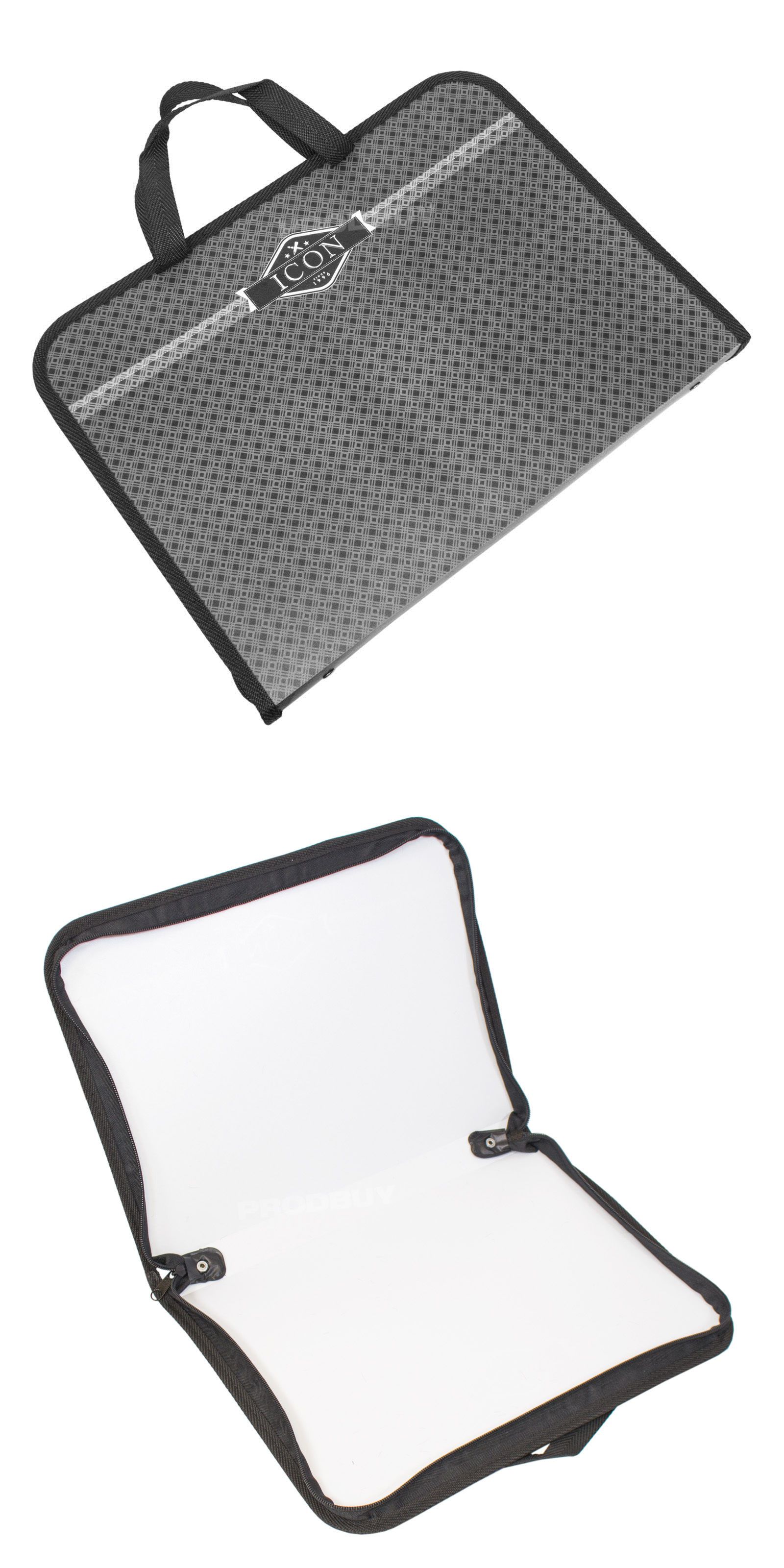 1600x3200 Drawing Supplies Storage Icon Black Handled Carry Case