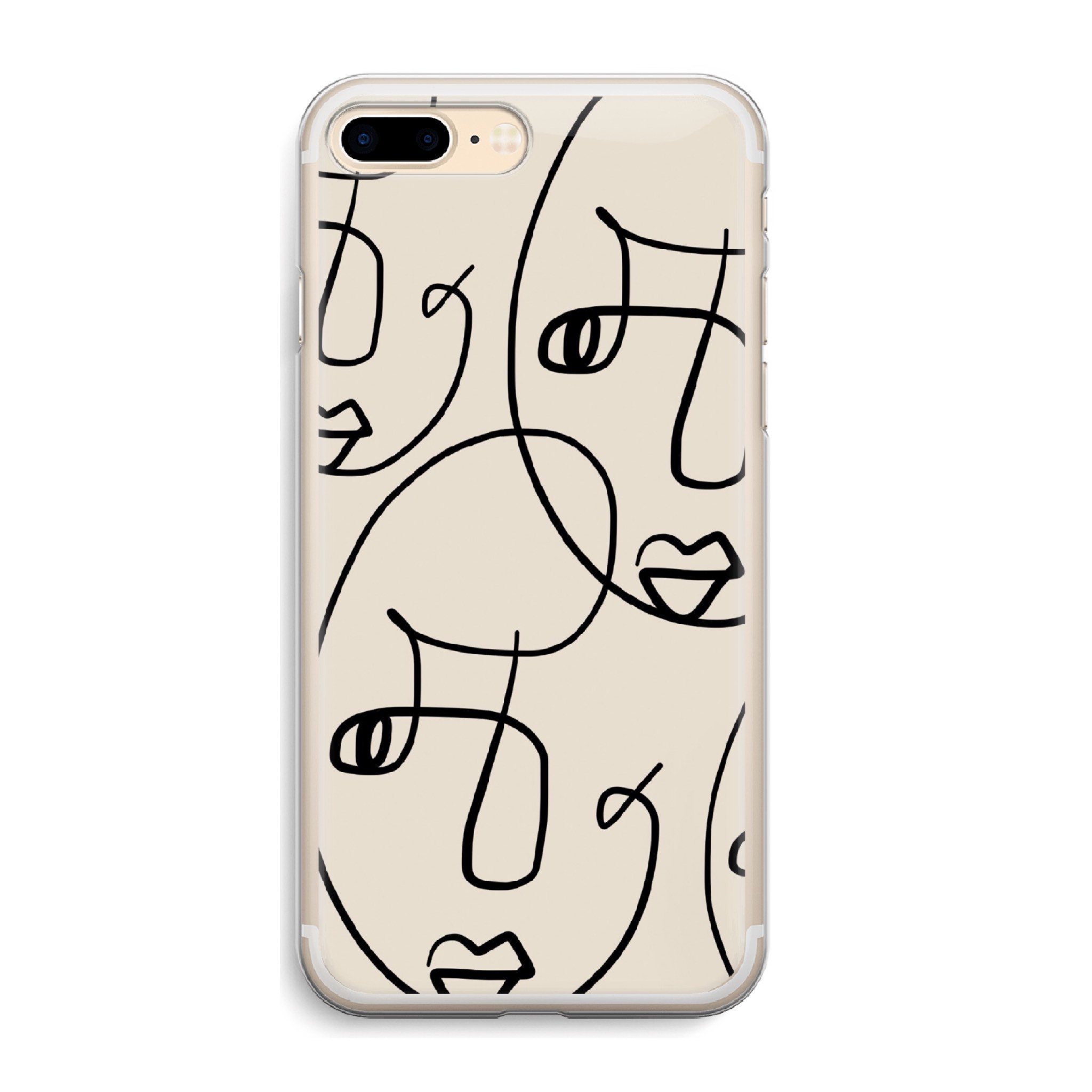 2048x2048 Face Picasso Iphone Case Line Art Abstract Drawing Phone Cases Etsy