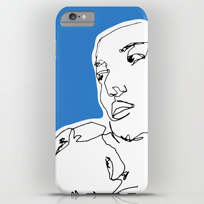 700x700 Line Drawing Faces Iphone Case