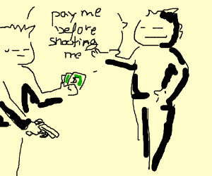 300x250 Guy Is Fine With Getting Shot If He Gets Cash