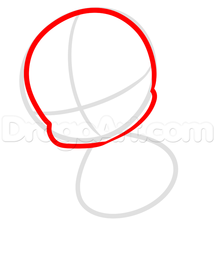 746x924 Casper The Friendly Ghost Drawing Tutorial, Step