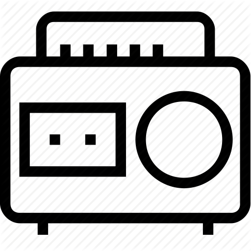 512x512 Collection Of Free Radio Drawing Cassette Player Download On Ui Ex