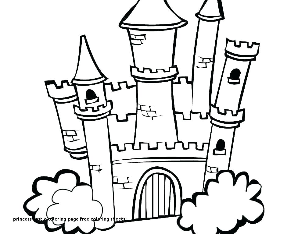 1000x768 Disney Princess Castle Drawing Princess Castle Wall Decal