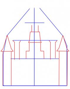 238x302 How To Draw A Castle Step