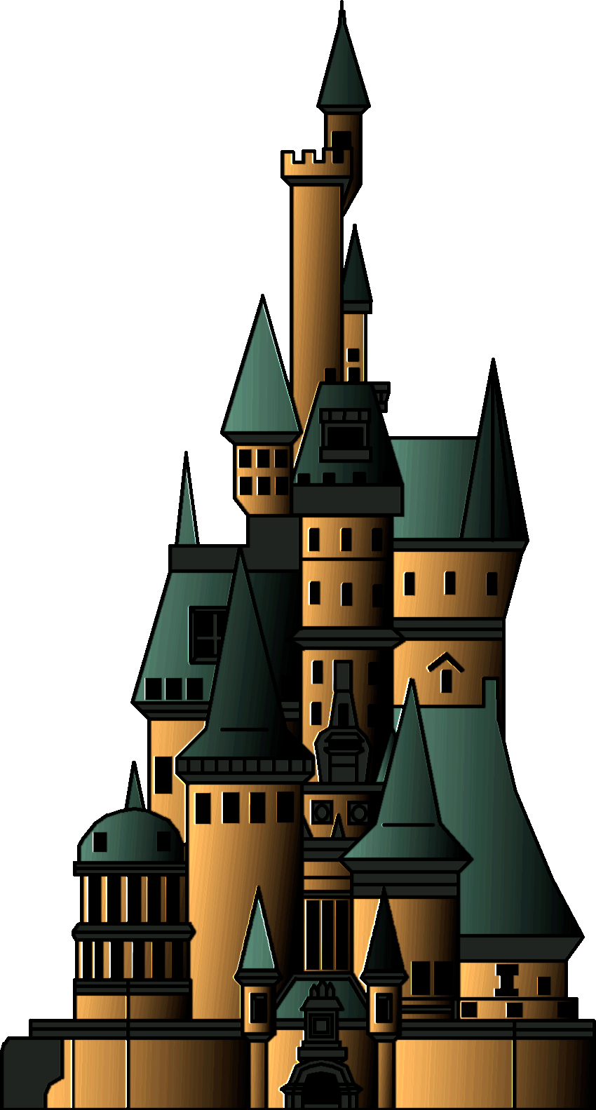 850x1583 Beauty And The Beast Castle
