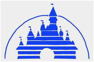 300x200 Disney Castle Drawing Cute Free Disney Castle Outline Download