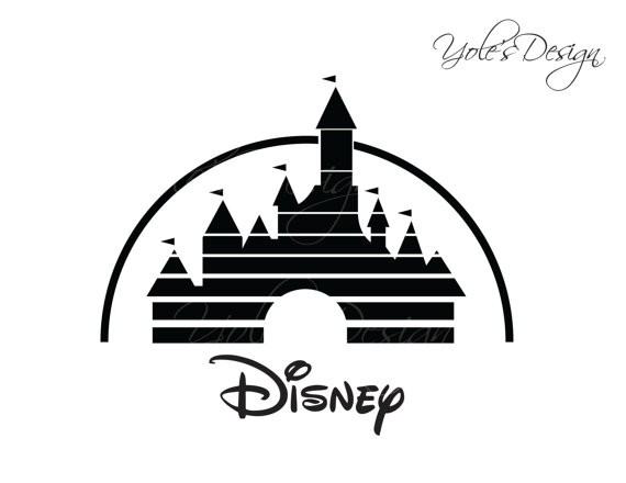 570x440 Disney Castle Outline
