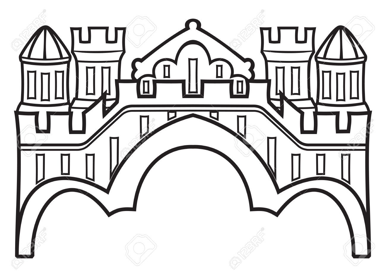 1300x932 Line Drawing Of Scottish Castles