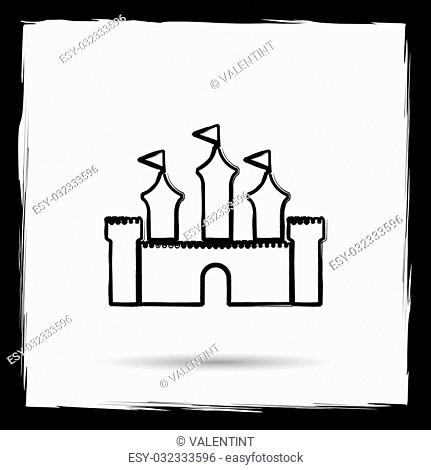 431x470 Palace Icon Outline Stock Photos And Images Age Fotostock