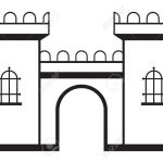 150x150 Castle Outline Clipart Drawing Pictures