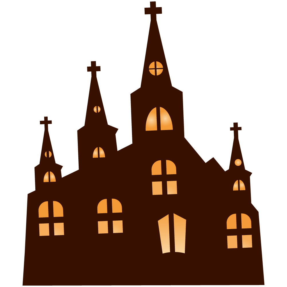 1000x1000 Collection Of Free Church Drawing Spooky Download On Ui Ex
