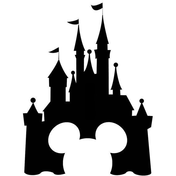 570x570 Collection Of 'disney Castle Silhouette' Download More Than